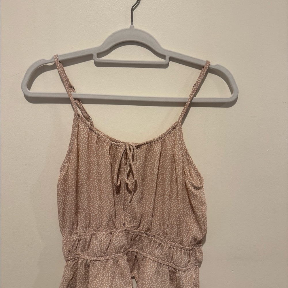 Pink Spaghetti Strap Top
